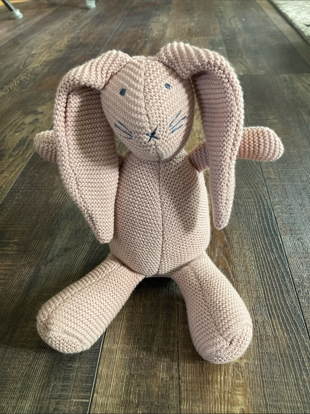 🏇Zestt Organic Cotton Knit Stuffed Bunny